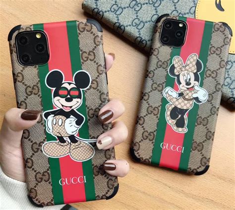 gucci mickey iphone case|authentic Gucci phone case.